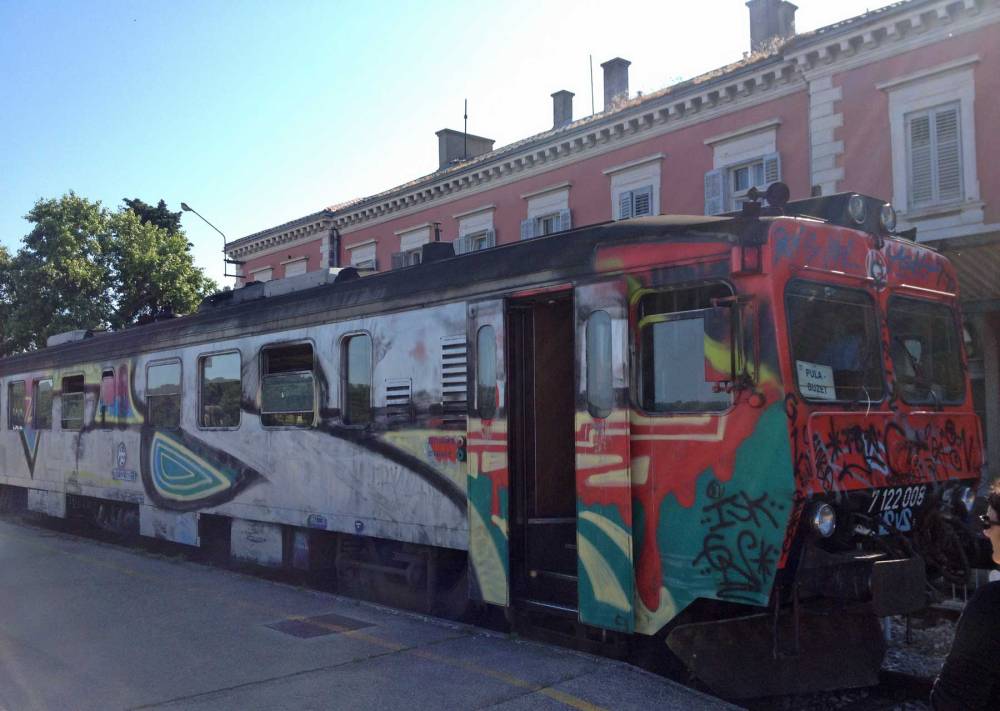 Zug nach Rijeka