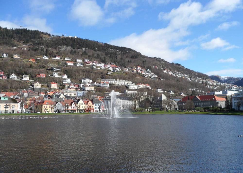 Der Hausberg von Bergen, der Floyen