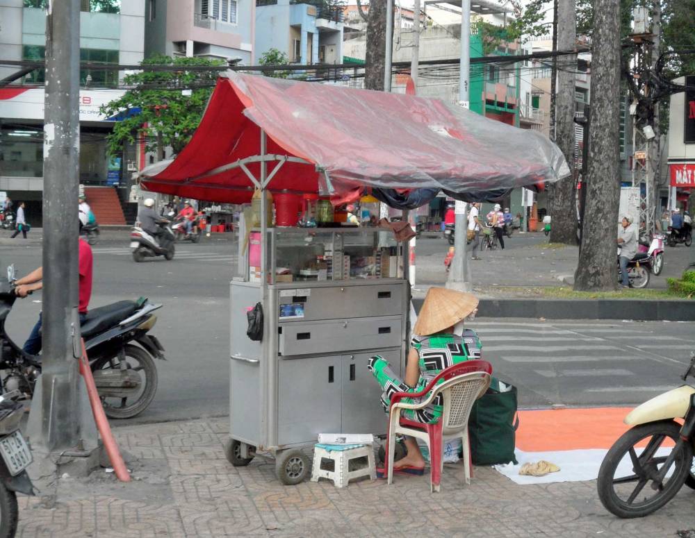 Street-Food-Stand in Ho Chi Minh City