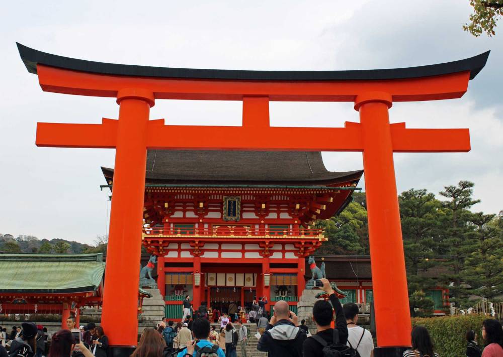 Torii-Tor am Fushimi-Inari-Schrein