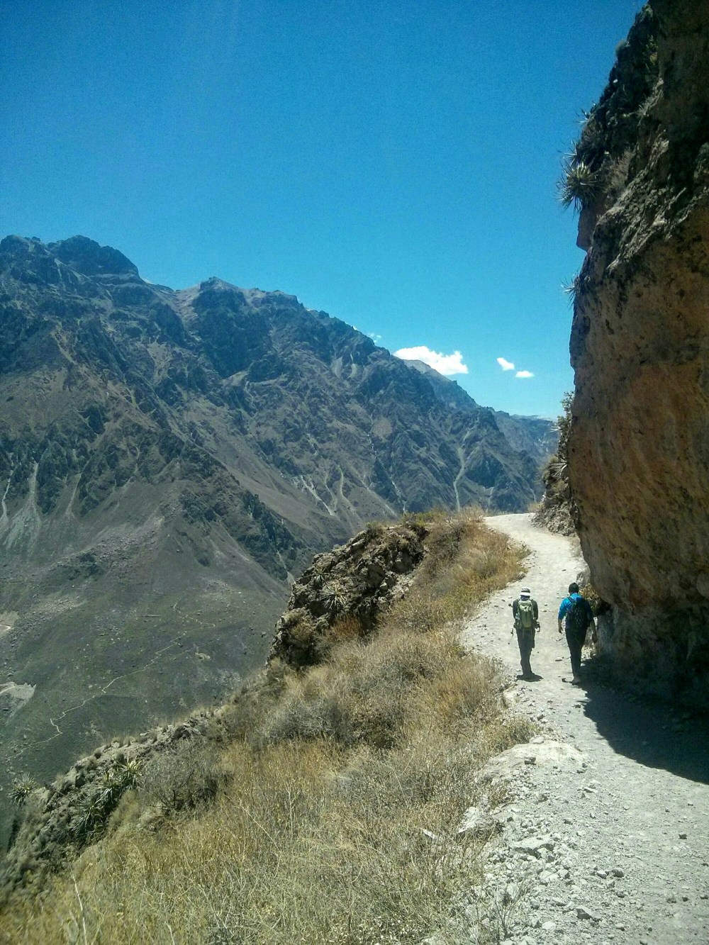 Weg durch den Colby Canyon in Peru