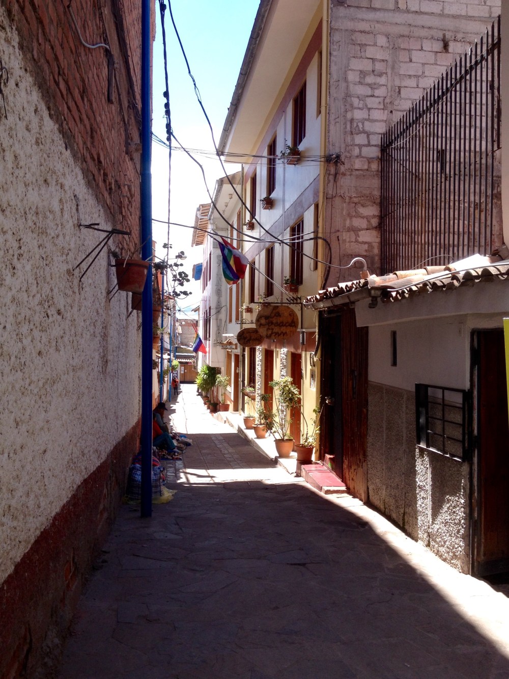 Straße in Cusco in Peru