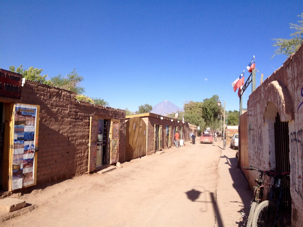 Straße in San Pedro de Atacama