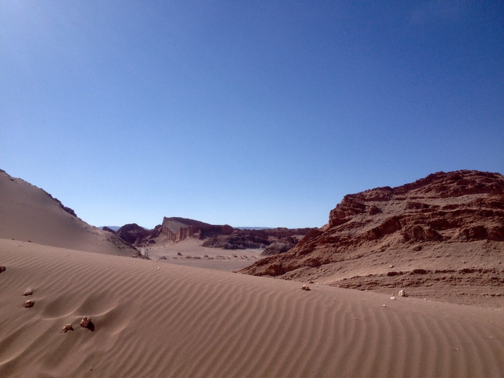 Dünen in der Atacama-Wüste