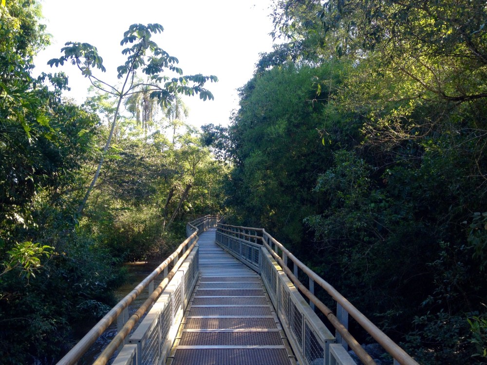 befestigte Wege und Brücken führen durch den Nationalpark