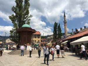 Marktplatz Baščaršija in Sarajevo