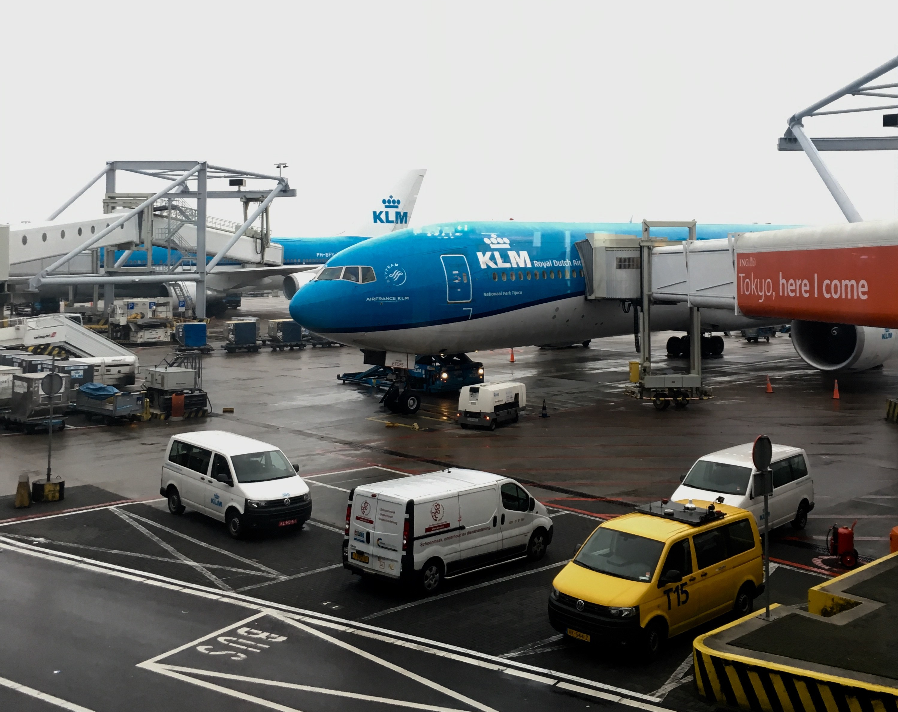 KLM Flug Tansania
